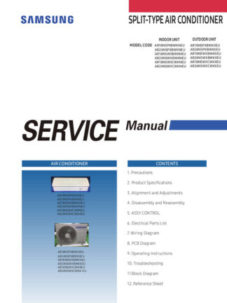 Samsung Air Conditioner Service Manual 196