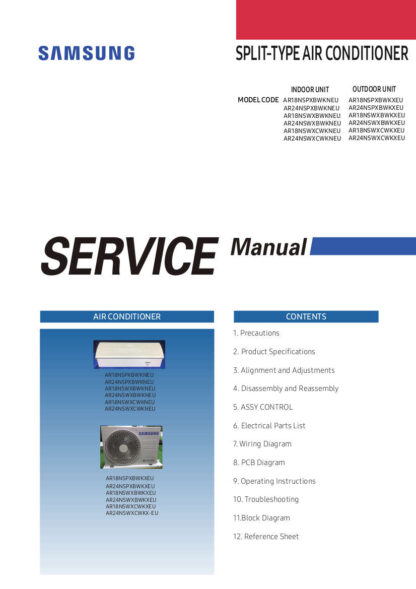 Samsung Air Conditioner Service Manual 196