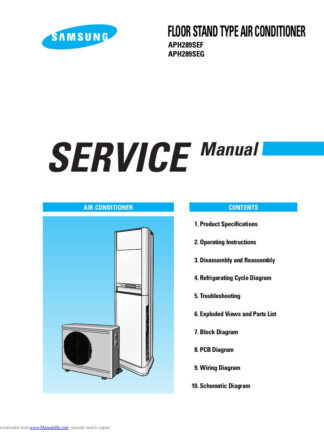 Samsung Air Conditioner Service Manual 197