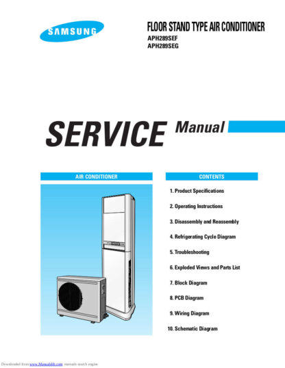 Samsung Air Conditioner Service Manual 197