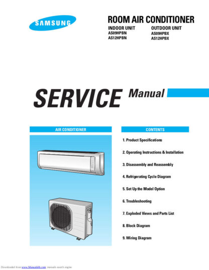 Samsung Air Conditioner Service Manual 200