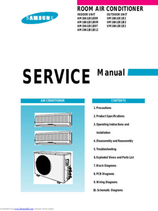 Samsung Air Conditioner Service Manual 201