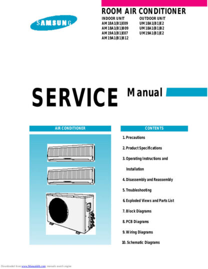 Samsung Air Conditioner Service Manual 201