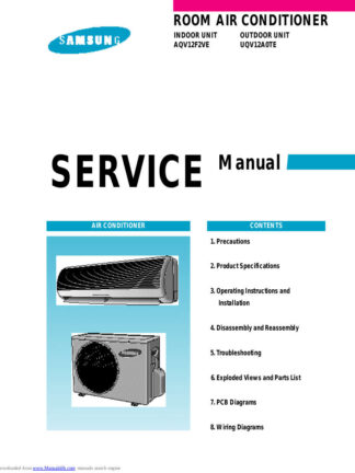 Samsung Air Conditioner Service Manual 202