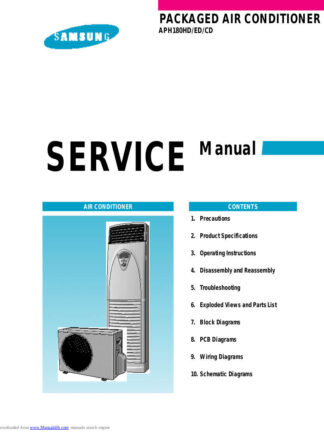 Samsung Air Conditioner Service Manual 203