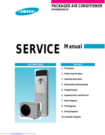 Samsung Air Conditioner Service Manual 203