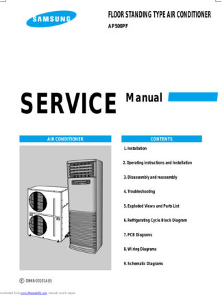 Samsung Air Conditioner Service Manual 208