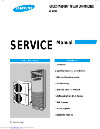 Samsung Air Conditioner Service Manual 208