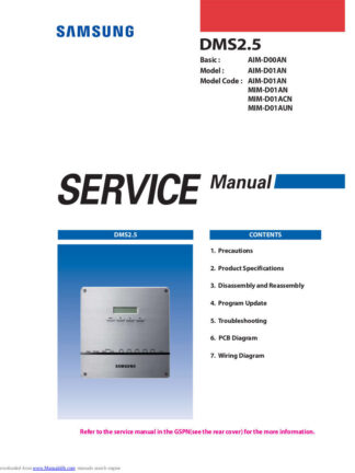 Samsung Air Conditioner Service Manual 210