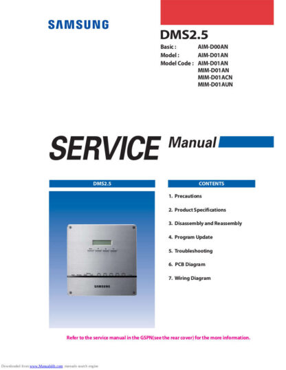 Samsung Air Conditioner Service Manual 210