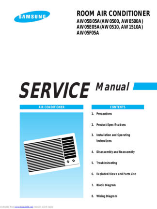 Samsung Air Conditioner Service Manual 211