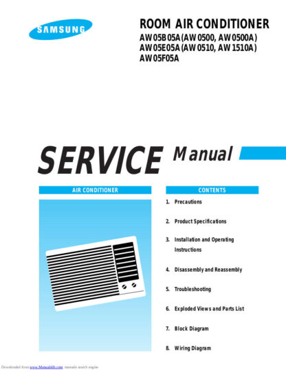 Samsung Air Conditioner Service Manual 211