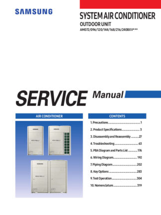 Samsung Air Conditioner Service Manual 212