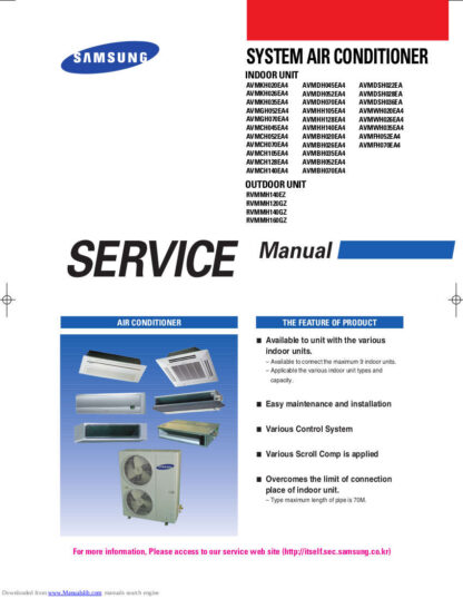 Samsung Air Conditioner Service Manual 213