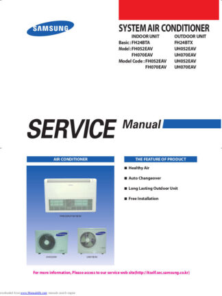 Samsung Air Conditioner Service Manual 216