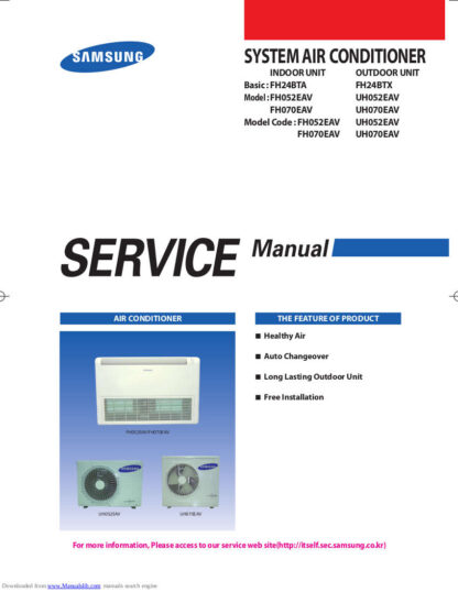 Samsung Air Conditioner Service Manual 216