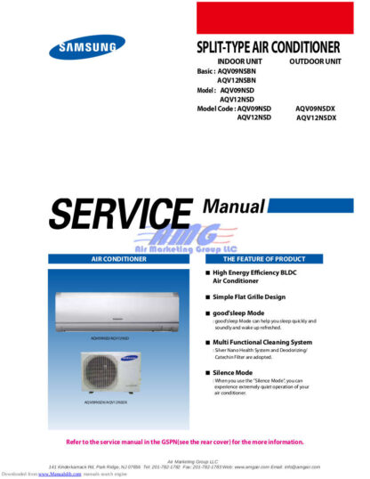 Samsung Air Conditioner Service Manual 220