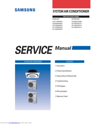 Samsung Air Conditioner Service Manual 29