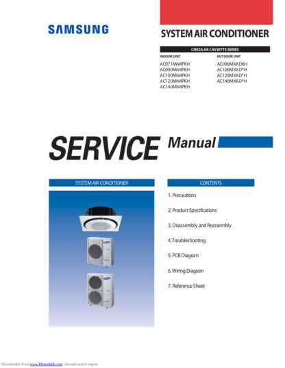 Samsung Air Conditioner Service Manual 29