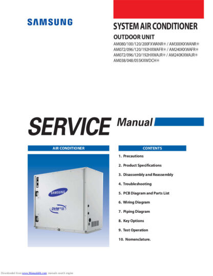 Samsung Air Conditioner Service Manual 30