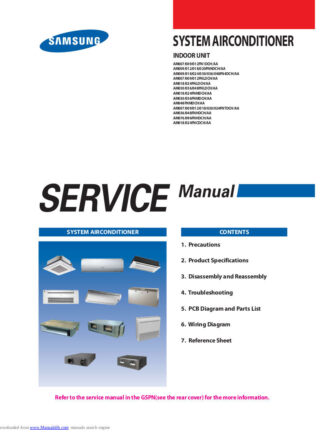 Samsung Air Conditioner Service Manual 34