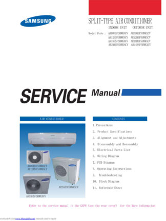 Samsung Air Conditioner Service Manual 37