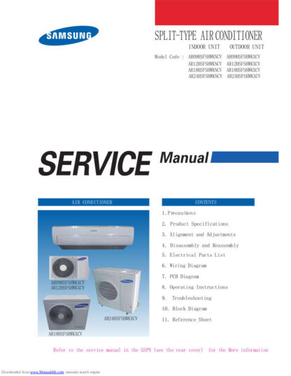 Samsung Air Conditioner Service Manual 37