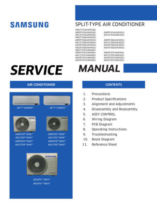 Samsung Air Conditioner Service Manual 38