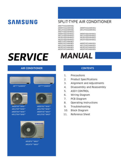 Samsung Air Conditioner Service Manual 38