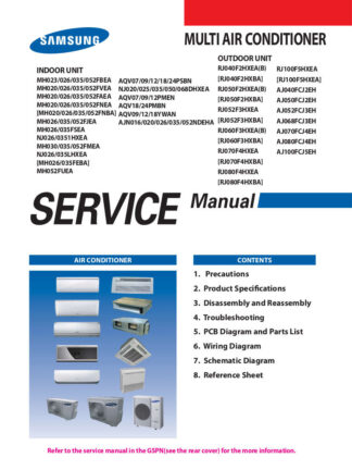 Samsung Air Conditioner Service Manual 45