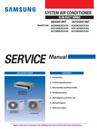 Samsung Air Conditioner Service Manual 50