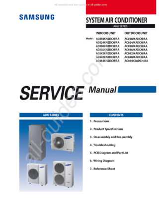 Samsung Air Conditioner Service Manual 52