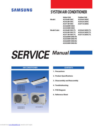 Samsung Air Conditioner Service Manual 57