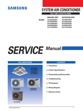 Samsung Air Conditioner Service Manual 58