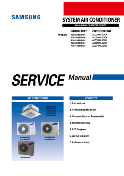 Samsung Air Conditioner Service Manual 59