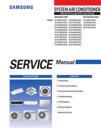 Samsung Air Conditioner Service Manual 60