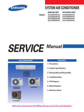 Samsung Air Conditioner Service Manual 62