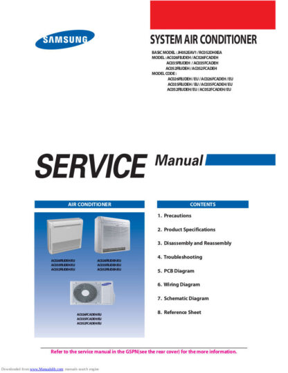 Samsung Air Conditioner Service Manual 63