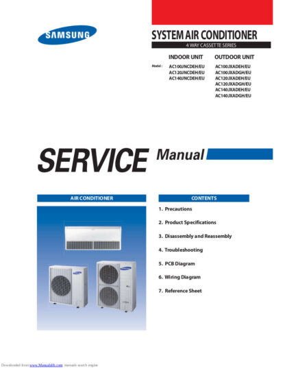 Samsung Air Conditioner Service Manual 76