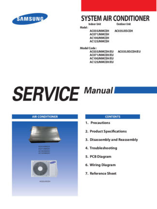 Samsung Air Conditioner Service Manual 77