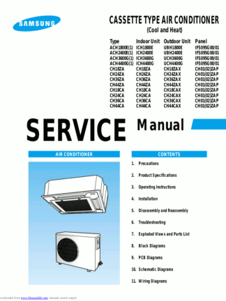 Samsung Air Conditioner Service Manual 82