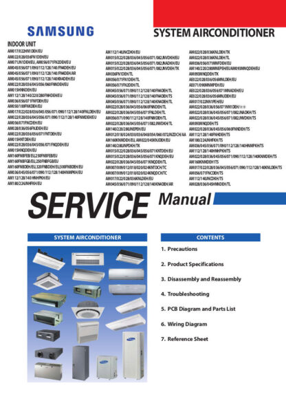 Samsung Air Conditioner Service Manual 83