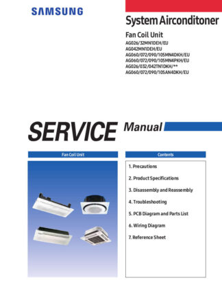 Samsung Air Conditioner Service Manual 89