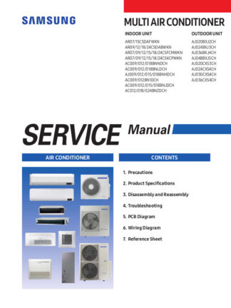 Samsung Air Conditioner Service Manual 93