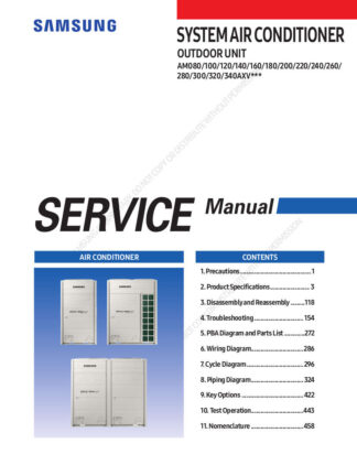 Samsung Air Conditioner Service Manual 99