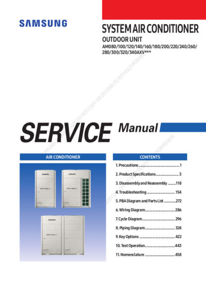 Samsung Air Conditioner Service Manual 99