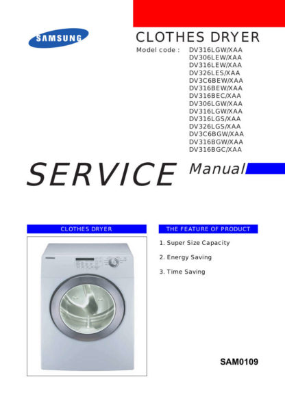 Samsung Dryer Service Manual 02