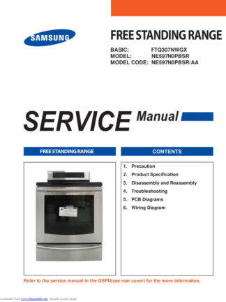 Samsung Food Warmer Service Manual 05