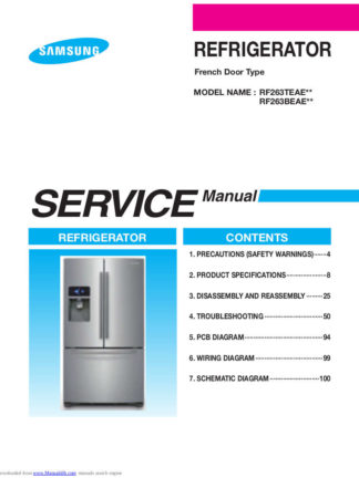 Samsung Refrigerator Service Manual 40