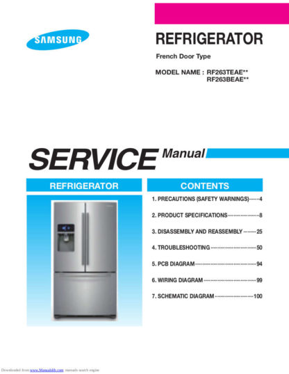 Samsung Refrigerator Service Manual 40